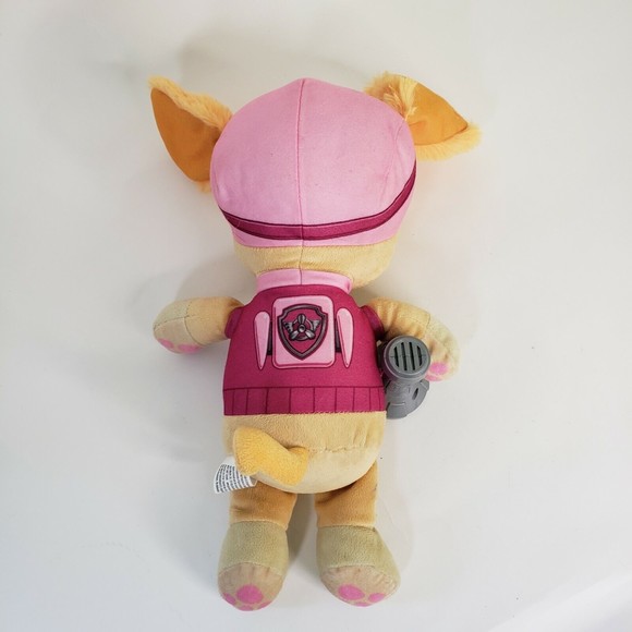 Nickelodeon Paw Patrol Snuggle Up Skye Plush w/ Flashlight & Sounds Working 14" - Picture 4 of 7